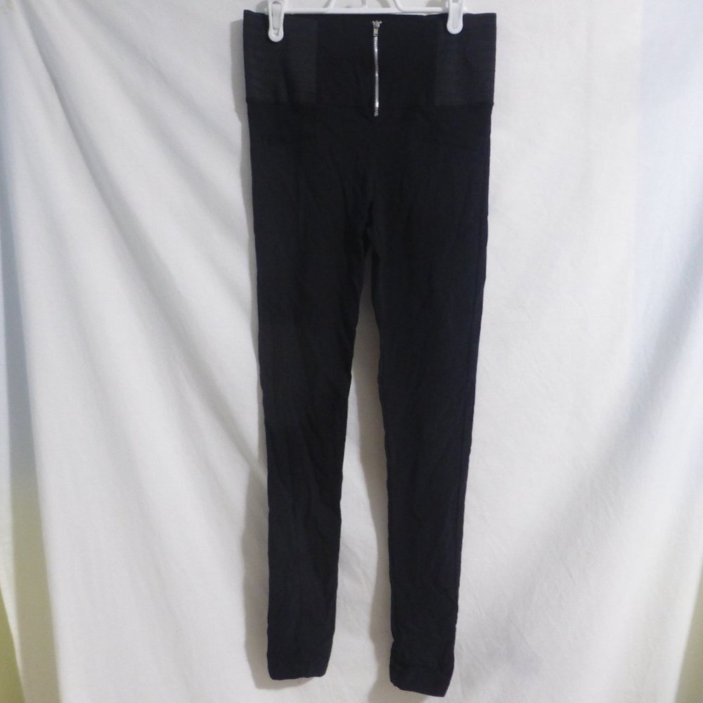 SEDUCTION FASHION, medium, black high waist pants, zip fly, BNWOT